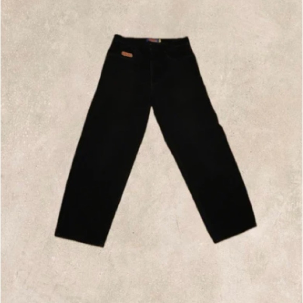 Men's Black Relaxed Fit Pants